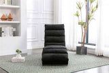COOLMORE Linen Chaise Lounge Indoor Chair, Modern Long Lounger for Office or Living Room W39539627