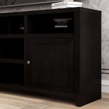 84 inch TV Stand Console for TVs up to 95 inches, No Assembly Required, Mocha Finish GL-B108P160210