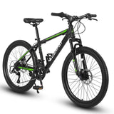 ZNTS S26102 26 Inch Mountain Bike, Shimano 21 Speeds with Mechanical Disc Brakes, High-Carbon Steel W1856108876