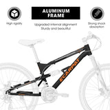 A26207 26 Inch Steel Frame Shock Fork Plus Shock Absorber 21-speed Unisex Mountain Bike W709P285164
