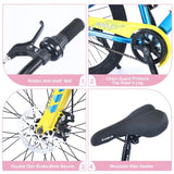 ZUKKA Mountain Bike,24 Inch MTB for Boys and Girls Age 9-12 Years,Multiple Colors W1019P145189