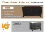 42 Inch Modern Bathroom Vanity with Soft-Close Multi-Functional Cabinet, Single Drawer, MDF with W509P493621