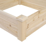 61*61*20cm Wooden Planting Frame Ground Type 70248866