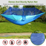 ZNTS Camping Hammock, Portable Double Hammock with Net,600lbs Load 2 Persons Hammock w/Mosquito Net 50848858