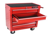 5 DRAWERS MULTIFUNCTIONAL TOOL CART WITH WHEELS-RED 23626392