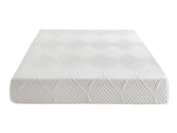 10-inch California King Size Bed Mattress Gel-Infused Memory Foam Mattress, Firm, White, Mattress in B011P212251