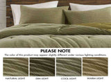 3PCS Full/Queen Waffle Washed Comforter Set B035P341104