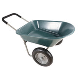 wheel barrow Two wheeled trolley for green garden 15 inch pneumatic wheel WB1001GN W22770787