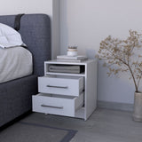 Eastover Nightstand 2.0 in melamine with two drawers B128P227633
