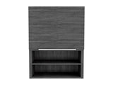 Smokey Oak Rectangle 2-Shelf Medicine Cabinet B06280582