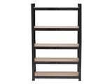 5 Tier Heavy Duty Metal Shelving Rack Unit Garage Storage Shelf Black UK 12865320