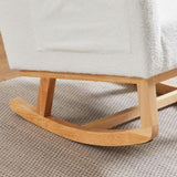 27.2"W Modern Accent High Backrest Living Room Lounge Arm Rocking Chair, Two Side Pocket W834P178233