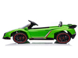 Lamborghini Poison Small Dual Drive 12V 4.5AH with 2.4G Remote Control Sports Car Electric Car Green 86940909