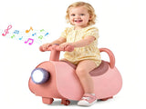 Toddler Smooth Gliding Scoot Car with T-Shaped Handlebar & Comfort Seat, 2 Universal 2 Directional 71406334