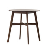 ZNTS Wood Counter Height Round Dining Table, Brown, 35.4"D x 35.4"W x 36"H 58913.00WNT