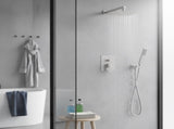 Male NPT Brushed Nickel Shower System, Shower Faucet Set for Bathroom Shower Fixtures with 12 Inch 71633519