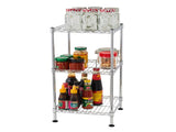 3-Tier Steel Wire Shelving Tower 10508574