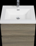 24" Floating Bathroom Vanity with Sink, Modern Wall-Mounted Bathroom Storage Vanity Cabinet with W1573P152695
