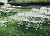 10pcs Injection Molding Classic Garden Plastic Folding Chair White 45469447