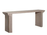58in Modern Minimalist Wooden Console Table for Entryway, Living Room, and Hallway Versatile W2729P202561