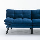 Navy Blue Convertible Folding Modern sofa Bed W570124913