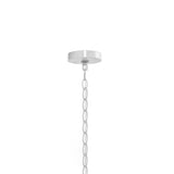 4-Light Glass Drum Shade Chandelier B03595696