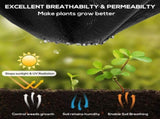 13 x 115ft Weed Barrier Landscape Fabric - 3.2OZ Heavy Duty Driveway Fabric, Woven Weed Control 99295637