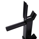 Adjustable Folding Multifunctional Workout Station Adjustable Workout Bench with Squat Rack - balck W2181P153079