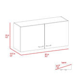 Oklahoma Wall Cabinet, Two Doors B128P148949