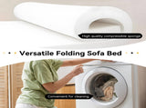 Foldable Sofa Bed Sleeper Lounge Chair with Pillow Floor Mattress Floor Couch with Backrest for W1170P314885