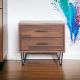 Deoss Walnut Finish Accent Table B2726P278235