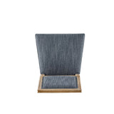 French Country Dining Chairs Elegant Cane Backrest & Upholstered Seats with Fluted Legs N767P263677H