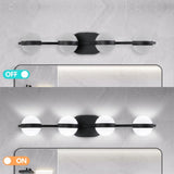 (Same as W1340P143677/L2001-B-4) Modern Minimalist Bathroom Vanity Light, LED 4 Bulb Frosted Glass W1340P206792