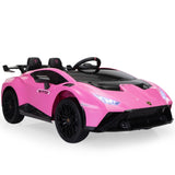 ZNTS Licensed Lamborghini 24V Kids Electric Car, Battery Powered Sports Car w/ 2.4G Remote Control, LED W2181P160384