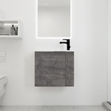 Bathroom Vanity with Sink 22 Inch for Small Bathroom,Floating Bathroom Vanity with Soft Close W99968776