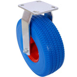 4PCS 10IN CASTER FLAT FREE WHELL, X-Large Flat Free Casters , Swivel Plate, W465130454