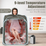 2-Person 800W Portable Sauna Tent 15-90min Timer, 3L Steamer 00137783