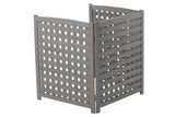 3-Panel Outdoor Air Conditioner Fence Screen, Outside Wood Privacy Fence, 32" W x 38" H W2640P290523
