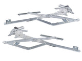 Front Left and Right Window Regulator Fit for Izuzu NPR NPR-HD NQR Truck 2005-2016 Silver 2Pcs 56032943