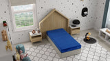 Kids Pedic 7" Waterproof Blue Twin Mattress B337P293566