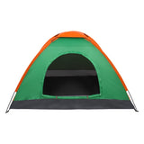 ZNTS 2-Person Waterproof Camping Dome Tent for Outdoor Hiking Survival Orange & Green 14786622