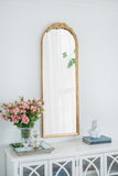 19"x56" Wood Floor Mirror, Full Body Mirror Dressing Make up Mirror for Bathroom Bedroom Living Room W2078P152648