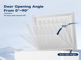 ORIKOOL Chest Freezer 3.0 Cu.ft Solid Top Commercial Deep Chest Freezers with Lockable Stay-Open Lid W2095P372718