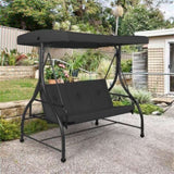 ZNTS 3-Seat Swing Chairs ,Convertible Swing Hammock Bed 01631396