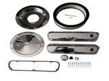 Engine Dress Up Kit 3 7/8" Valve Cover, 14" Air Cleaner Fit for SB Ford 260 351W 76702546