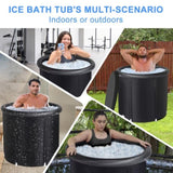 Ice Bath Tub for Athletes with Cover, 105 Gallons Cold Plunge Tub for Recovery, Multiple Layered 46144037