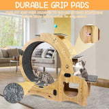 Cat Wheel 6-in-1 Cat Exercise Wheel,Upgraded Cat Wheel Exerciser for Indoor Cats,Large Cat W1790133437