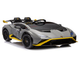 Lamborghini Huracan Sto 24V Kids Electric Ride-On Drift Car Speeds 1.86-5.59 MPH, Ages 3-8, Foam W1578P210768