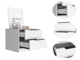 Cannon 2-Drawer Nightstand White B06280499