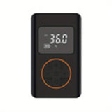 1pc Black 3600mAh Portable Car Inflation Pump, Intelligent Wireless Tire Inflation Pump, 19577869